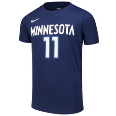 Navy Naz Reid Minnesota Timberwolves Youth Icon Edition Name & Number T-Shirt | NBA