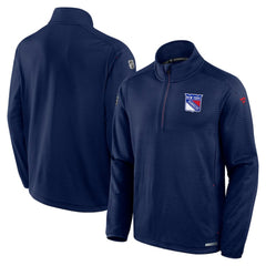 New York Rangers Fanatics Big & Tall Authentic Pro Quarter-Zip Top - NHL
