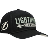 Tampa Bay Lightning '47 OHT Military Appreciation Homeland Honor and Defend Hitch Adjustable Hat - NHL Hats