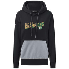 Black Boston Celtics Levelwear Women's 2024 NBA Finals Champions Bonfire Pullover Hoodie | NBA