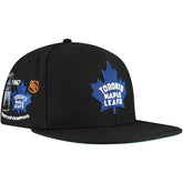 Toronto Maple Leafs Mitchell & Ness Core Top Spot Snapback Hat - NHL Hats