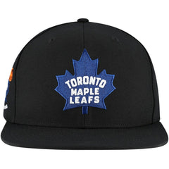 Toronto Maple Leafs Mitchell & Ness Core Top Spot Snapback Hat - NHL Hats