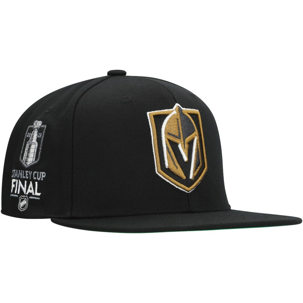 Vegas Golden Knights Mitchell & Ness Core Top Spot Snapback Hat - NHL Hats