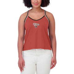 Atlanta Falcons WEAR by Erin Andrews Women's Cross Strap Tri-Blend Tank Top | NFL US