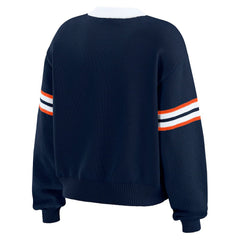 Denver Broncos WEAR by Erin Andrews Women's Lace-Up Sweater | NFL Discount