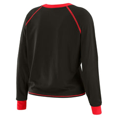 Kansas City Chiefs WEAR by Erin Andrews Women's Tie-Front Long Sleeve T-Shirt | NFL Sale