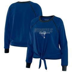 Indianapolis Colts WEAR by Erin Andrews Women's Tie-Front Long Sleeve T-Shirt | NFL On sale