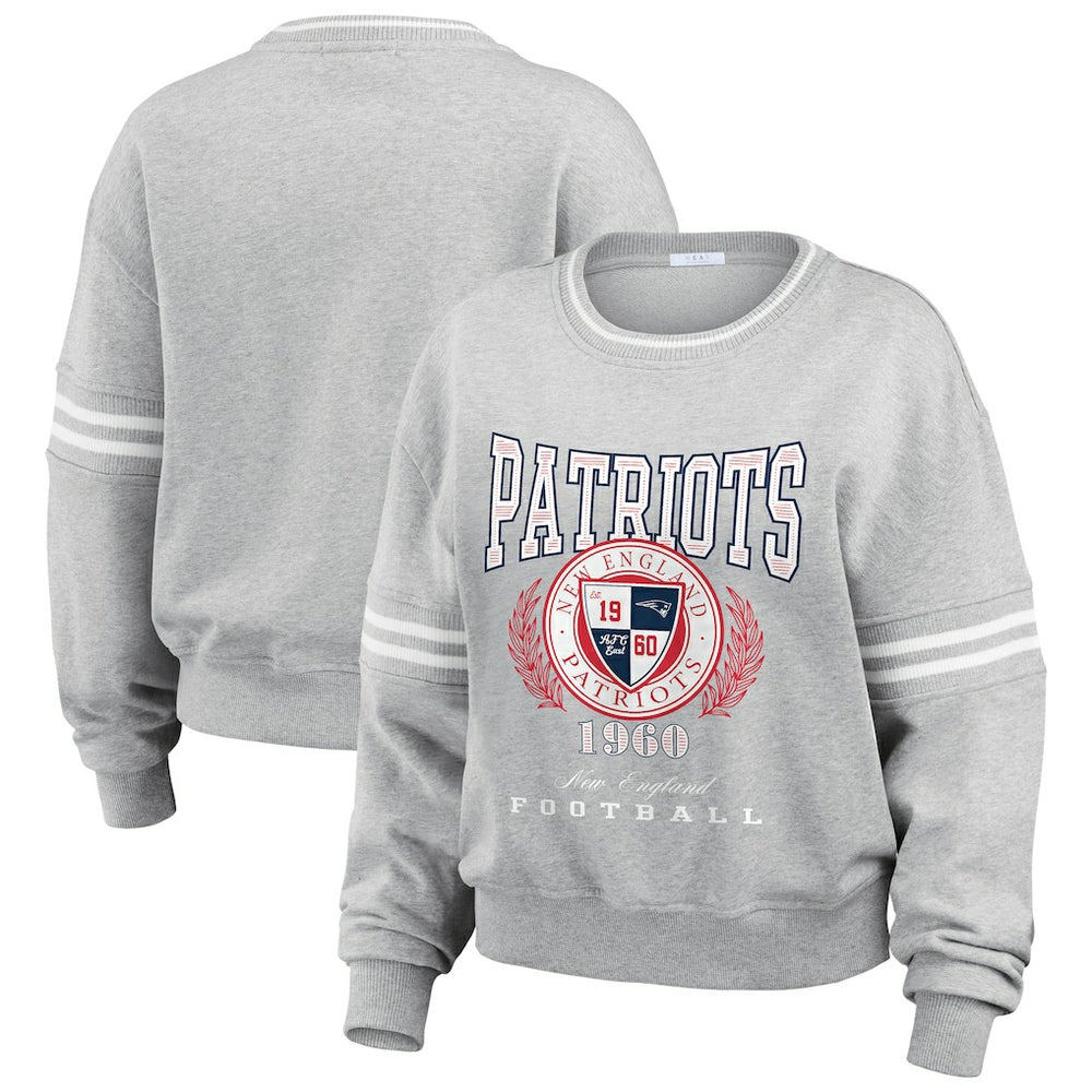 New England Patriots WEAR by Erin Andrews Women's Pullover Sweatshirt | NFL Online