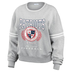 New England Patriots WEAR by Erin Andrews Women's Pullover Sweatshirt | NFL Online