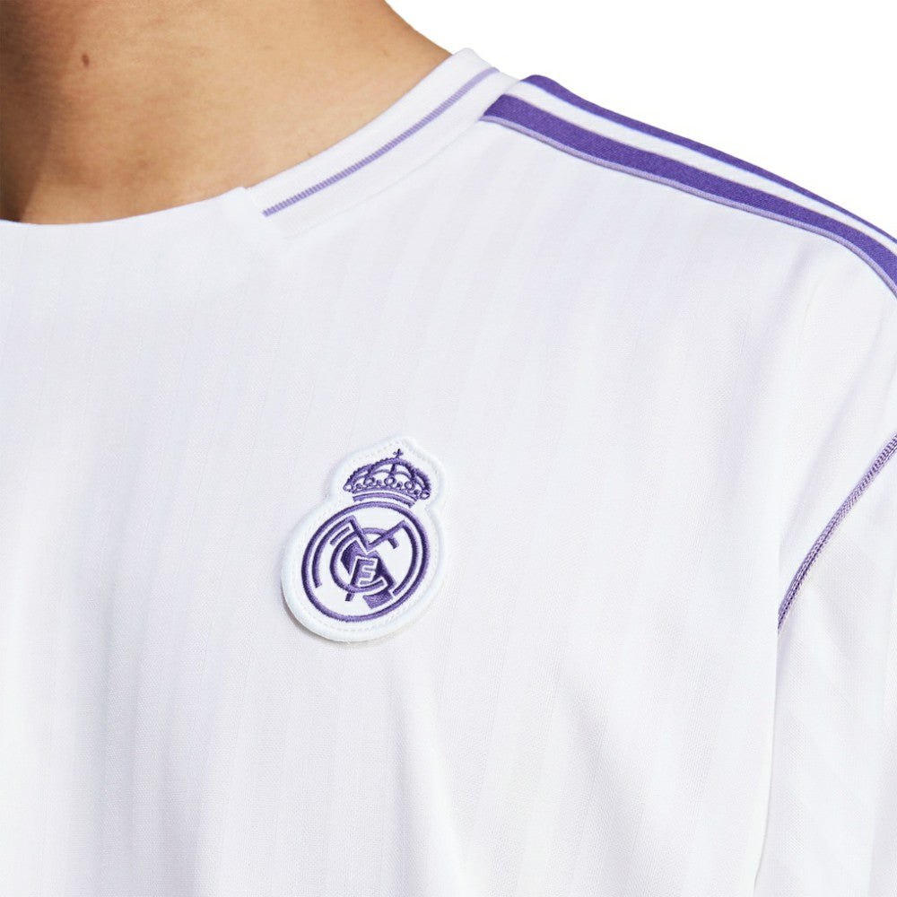 Real Madrid Originals Terrace Icons Collection Fashion Jersey Discount - White