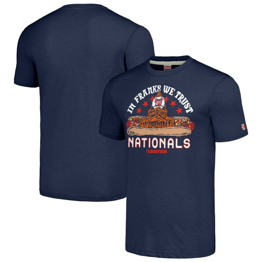 Washington Nationals MLB x Guy Fieri’s Flavortown Unisex Tri-Blend T-Shirt - MLB T-shirts