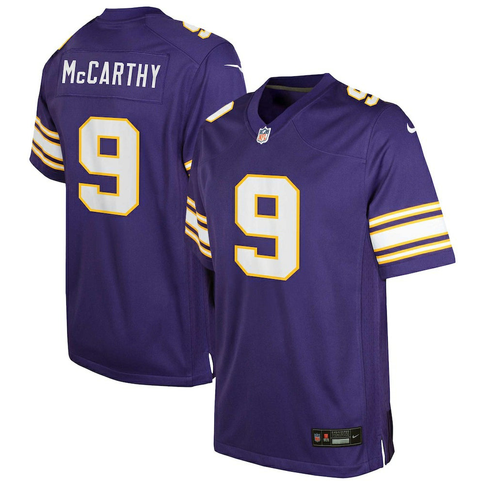 Minnesota Vikings J.J. McCarthy Youth Game Jersey | NFL New