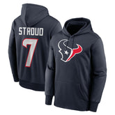 Houston Texans C.J. Stroud Player Name & Number Therma Hoodie | NFL Near me