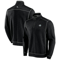 Miami Dolphins Tobago Bay Tri-Blend Half-Zip Sweatshirt | NFL Hot