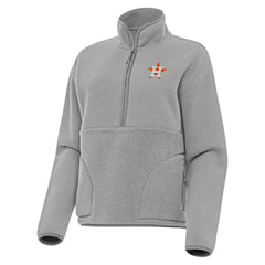 Houston Astros Antigua Women's Figure Half-Zip Sweatshirt - MLB Sweatshirts