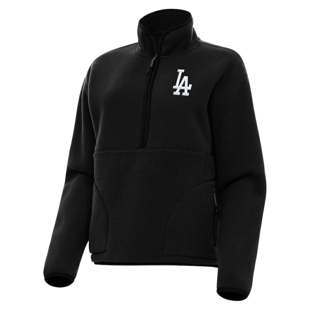 Los Angeles Dodgers Antigua Women's Figure Half-Zip Sweatshirt - MLB Sweatshirts