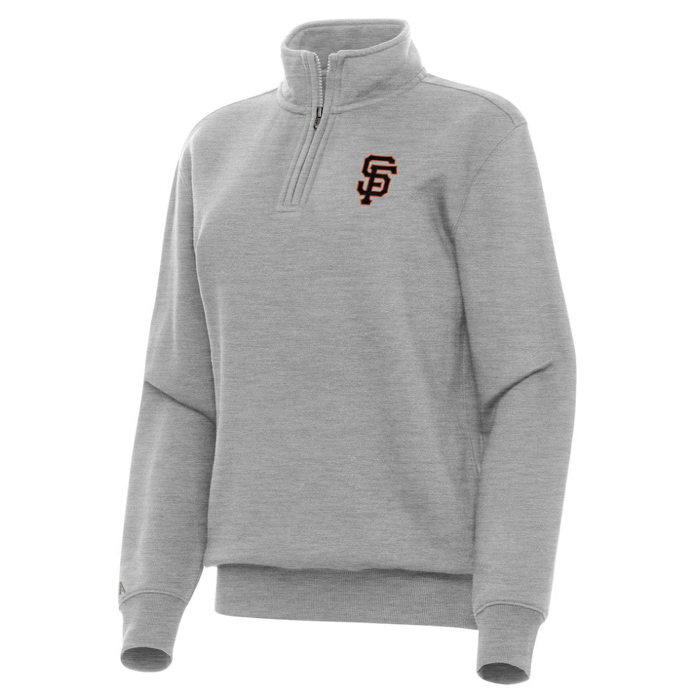 San Francisco Giants Antigua Women's Victory Quarter-Zip Sweatshirt - MLB Sweatshirts