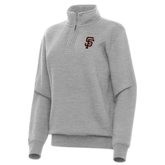 San Francisco Giants Antigua Women's Victory Quarter-Zip Sweatshirt - MLB Sweatshirts