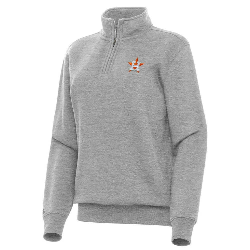 Houston Astros Antigua Women's Victory Quarter-Zip Sweatshirt - MLB Sweatshirts