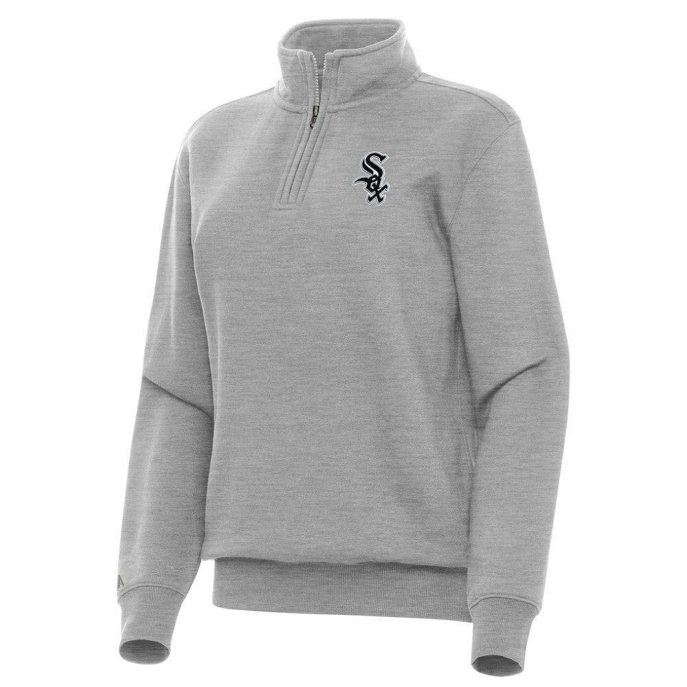Chicago White Sox Antigua Women's Victory Quarter-Zip Sweatshirt - MLB Sweatshirts