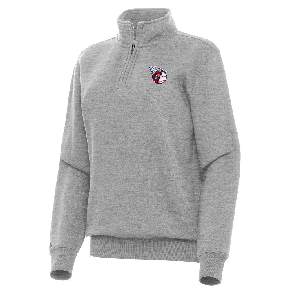 Cleveland Guardians Antigua Women's Victory Quarter-Zip Sweatshirt - MLB Sweatshirts