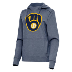 Milwaukee Brewers Antigua Women's Justice Pullover Hoodie - MLB Hoodies