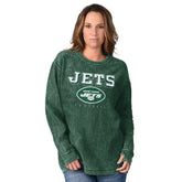 New York Jets G-III 4Her by Carl Banks Women's Comfy Cord Pullover Sweatshirt | NFL US