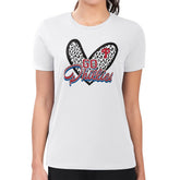 Philadelphia Phillies G-III 4Her by Carl Banks Women's Super-Slim Fit Lightweight Leopard Heart T-Shirt - MLB T-shirts