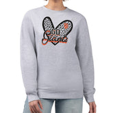 San Francisco Giants G-III 4Her by Carl Banks Women's Leopard Heart Pullover Sweatshirt - MLB Pullover