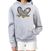 San Diego Padres G-III 4Her by Carl Banks Women's Leopard Heart Pullover Hoodie - MLB Hoodies