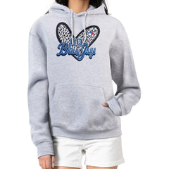 Toronto Blue Jays G-III 4Her by Carl Banks Women's Leopard Heart Pullover Hoodie - MLB Hoodies