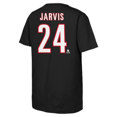 Seth Jarvis Carolina Hurricanes Youth Player Name & Number T-Shirt - NHL T-shirts