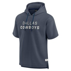 Dallas Cowboys Elements Future Ground Lettering Short Sleeve Pullover Hoodie | NFL Discount