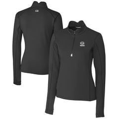 Green Bay Packers Cutter & Buck Women's Traverse Stretch DryTec Quarter-Zip Top | NFL Online