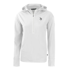 Minnesota Vikings Cutter & Buck Women's Daybreak Eco Recycled Half-Zip Hoodie | NFL Discount