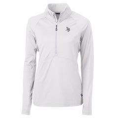 Minnesota Vikings Cutter & Buck Women's Adapt Eco Knit Stretch Recycled Half-Zip Pullover Top | NFL US