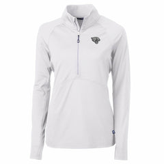 Jacksonville Jaguars Cutter & Buck Women's Adapt Eco Knit Stretch Recycled Raglan Half-Zip Top | NFL Near me