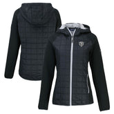 Chicago Bears Cutter & Buck Women's Rainier PrimaLoft Eco Hybrid Full-Zip Hoodie Jacket | NFL Sale