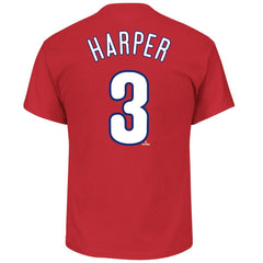 Bryce Harper Philadelphia Phillies Fanatics Big & Tall Name & Number T-Shirt - MLB T-shirts