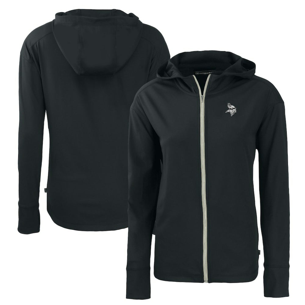 Minnesota Vikings Cutter & Buck Women's Daybreak Eco Recycled Full-Zip Hoodie | NFL Online
