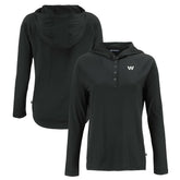 Washington Commanders Cutter & Buck Women's Coastline Epic Comfort Eco Recycled Long Sleeve Hoodie T-Shirt | NFL Sale