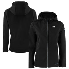 Washington Commanders Cutter & Buck Women's Evoke Eco Softshell Recycled Full-Zip Hoodie Jacket | NFL Near me