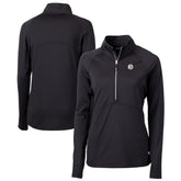 Pittsburgh Steelers Cutter & Buck Women's Adapt Eco Knit Stretch Recycled Raglan Half-Zip Top | NFL Outlet