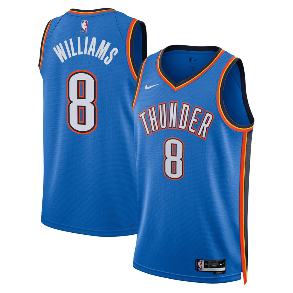 Blue Jalen Williams Oklahoma City Thunder Unisex Swingman Replica Jersey | NBA