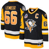 Mario Lemieux Pittsburgh Penguins Mitchell & Ness Youth 1991/92 Captain Patch Power Play Player Jersey - NHL Jerseys