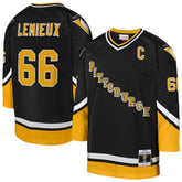 Mario Lemieux Pittsburgh Penguins Mitchell & Ness Youth 1992/93 Captain Patch Power Play Player Jersey - NHL Jerseys