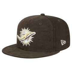Miami Dolphins Choco Cord 59FIFTY Fitted Hat | NFL New