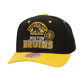 Boston Bruins Mitchell & Ness All In 2.0 Pro Crown Adjustable Hat - NHL Hats