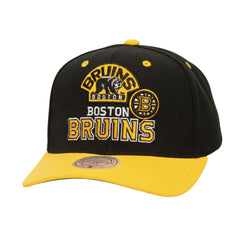 Boston Bruins Mitchell & Ness All In 2.0 Pro Crown Adjustable Hat - NHL Hats