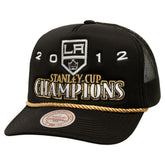 Los Angeles Kings Mitchell & Ness SOUL Collection Golden Stanley Cup Champions Trucker Adjustable Hat - NHL Hats